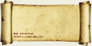 Anđelija Jokić vizit kartica